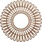 Ekena Millwork Cornelius Wood Fretwork Pierced Ceiling Medallion, Walnut, 16"OD x 6"ID x 3/8"T CMWP16X0375CRWA - alternate 1